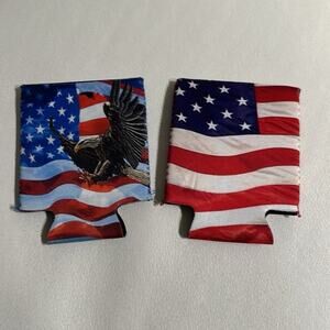 American Flag Beer Koozies